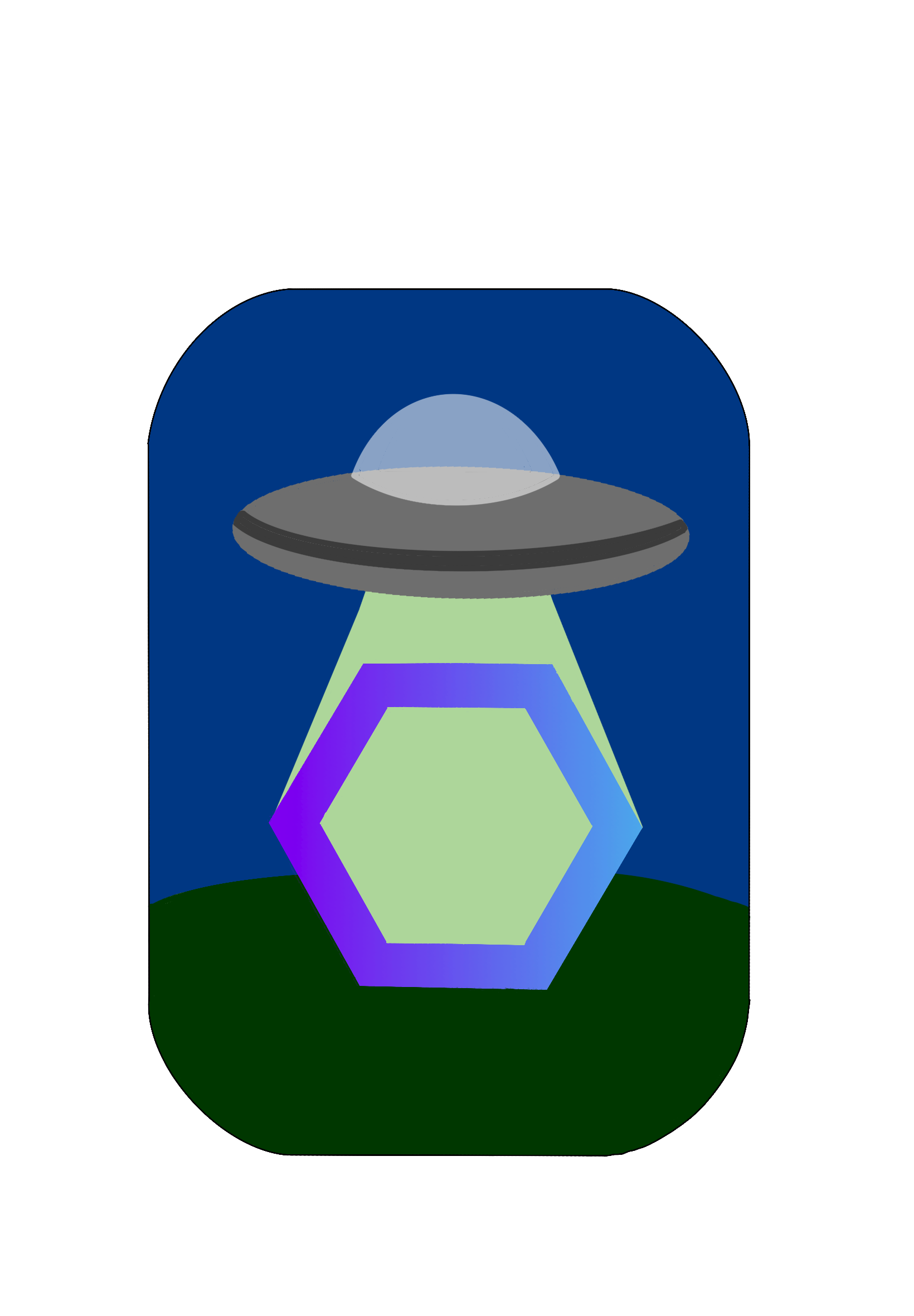 Sticker design: UFO Sonatype