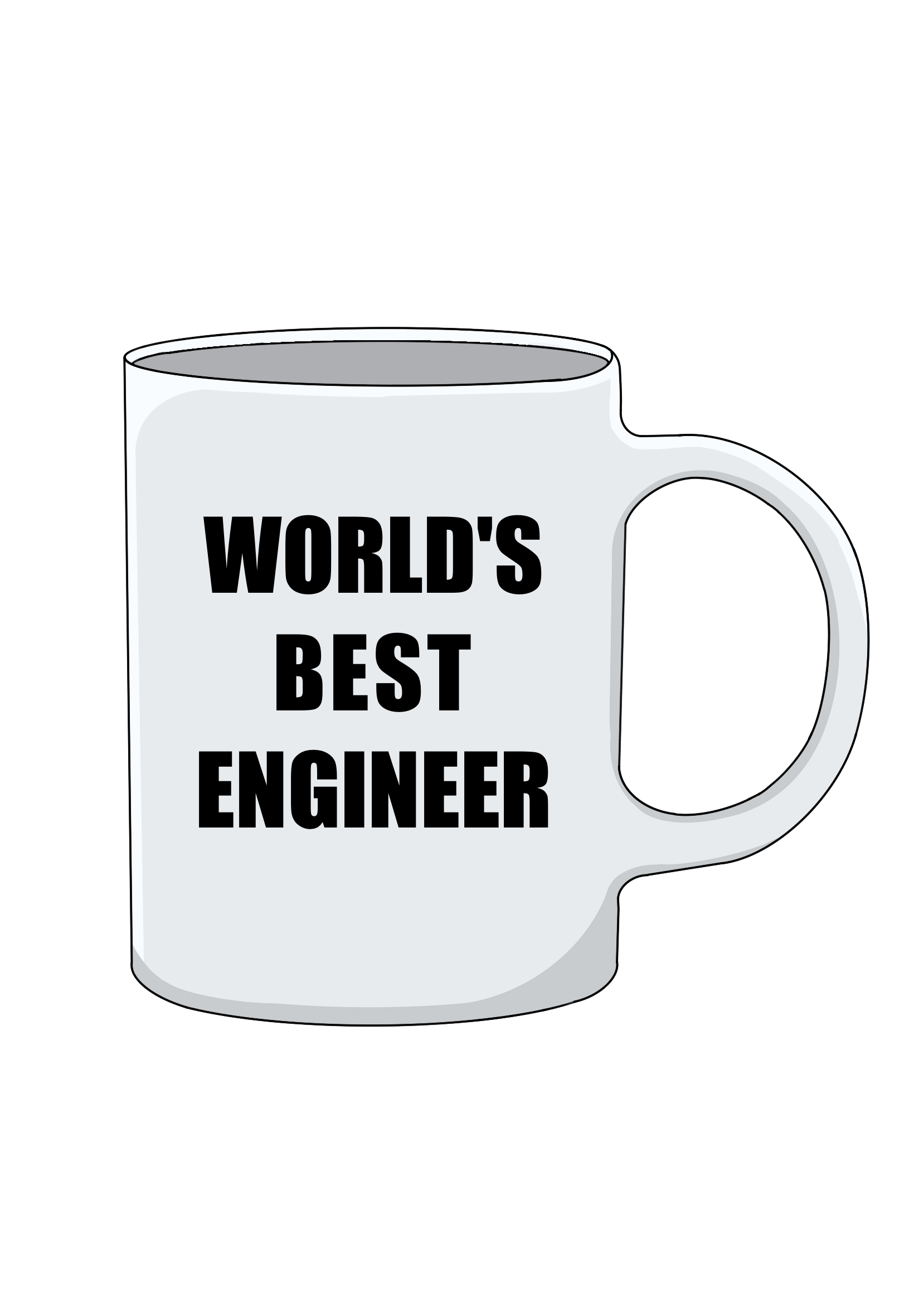 Sticker design: World's best engineer