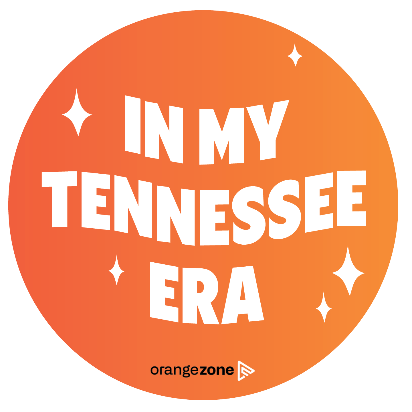 Game day pin: In my Tennessee era orange